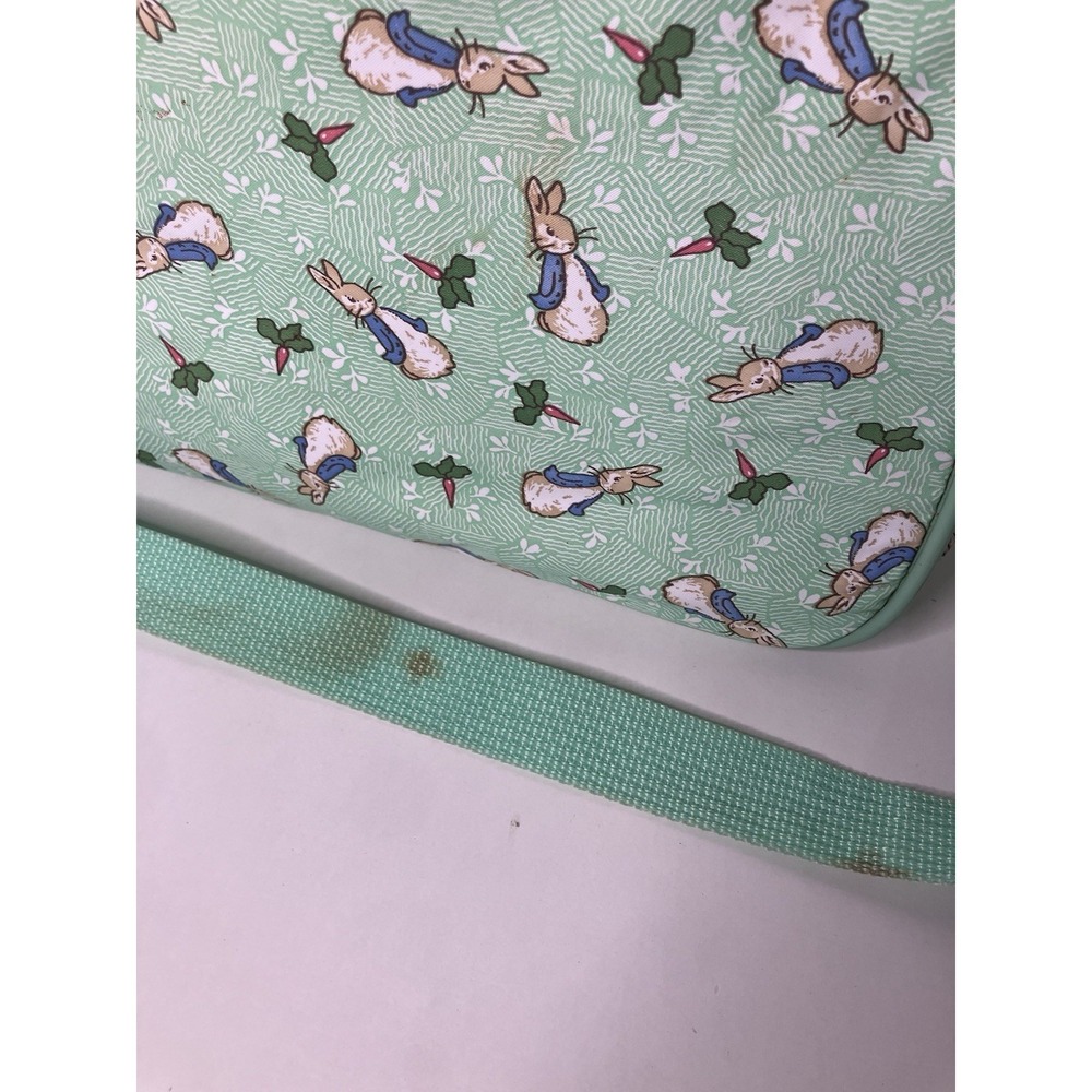 VTG Peter Rabbit Beatrix Potter Enfamil Diaper Bag Matching Small Bag Mint Green - Picture 6 of 13